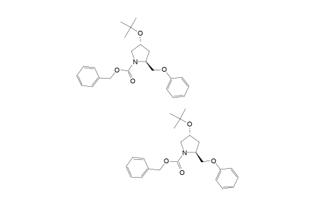 (2S,4R)-N-(BENZYLOXYCARBONYL)-4-TERT.-BUTOXY-2-(PHENOXYMETHYL)-PYRROLIDINE