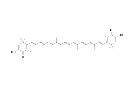 .beta.,.beta.-Carotene-4,4'-dione, 2,3-didehydro-3,3'-dihydroxy-, (3'R)-
