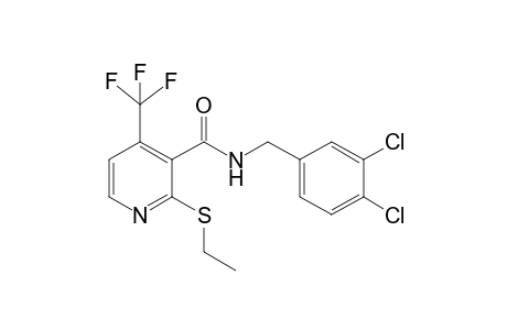 N-(3,4-dichlorobenzyl)-2-(ethylthio)-4-(trifluoromethyl)nicotinamide