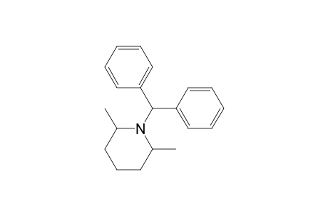 1-Diphenylmethyl-2,6-dimethylpiperidine