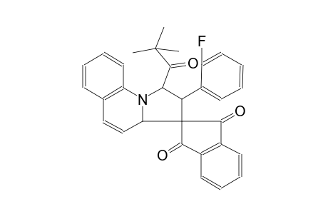 (1'R,2'S)-2'-(2-fluorophenyl)-1'-pivaloyl-2',3a'-dihydro-1'H-spiro[indene-2,3'-pyrrolo[1,2-a]quinoline]-1,3-dione