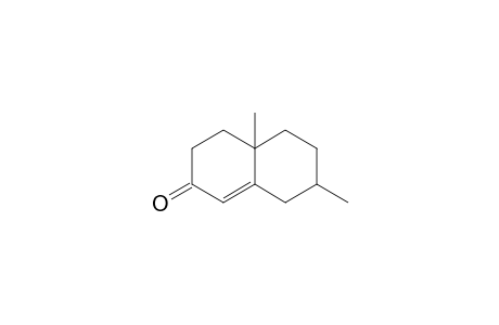 2(3H)-Naphthalenone, 4,4a,5,6,7,8-hexahydro-4a,7-dimethyl-