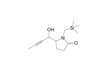 5-(1'-Hydroxy-2'-butynyl)-N-[(trimethylsilyl)methyl]pyrrolidin-2-one