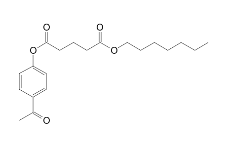 Glutaric acid, 4-acetylphenyl heptyl ester