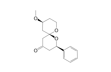 (2R,6R,10S)-10-Methoxy-2-phenyl-1,7-dioxaspiro[5.5]undecan-4-one