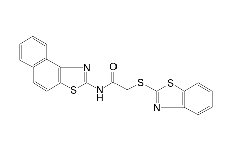 N-(2-benzo[e][1,3]benzothiazolyl)-2-(1,3-benzothiazol-2-ylthio)acetamide