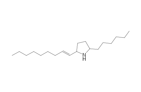 2-Hexyl-5-(nonenyl)-pyrrolidine