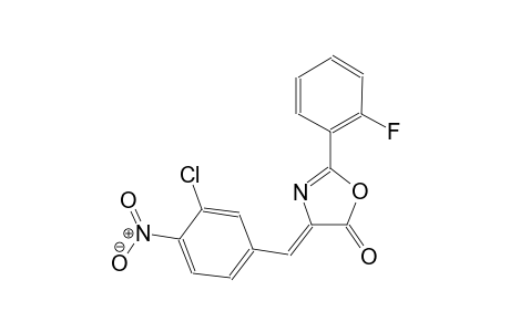 (4Z)-4-(3-chloro-4-nitrobenzylidene)-2-(2-fluorophenyl)-1,3-oxazol-5(4H)-one