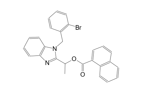 1-naphthalenecarboxylic acid, 1-[1-[(2-bromophenyl)methyl]-1H-benzimidazol-2-yl]ethyl ester