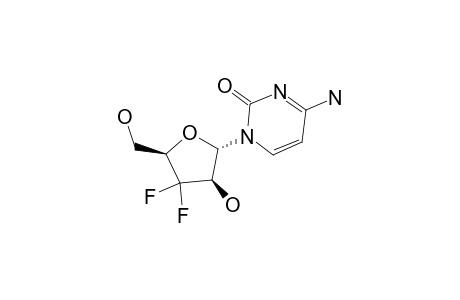 N-(1)-(3-DEOXY-3,3-DIFLUORO-ALPHA-D-ARABINOFURANOSYL)-CYTOSINE