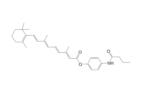 4-(Butyrylamino)phenyl (2E,4E,6E,8E)-[3,7-Dimethyl-9-(2,6,6-trimethyl-1-cyclohexenyl)nona-2,4,6,8-tetraenoate