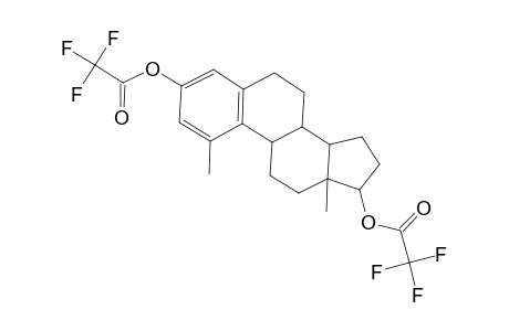 Estra-1,3,5(10)-triene-3,17-diol, 1-methyl-, bis(trifluoroacetate), (17.beta.)-