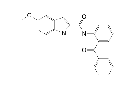 N-(2-BENZOYLPHENYL)-5-METHOXY-1H-INDOLE-2-CARBOXAMIDE