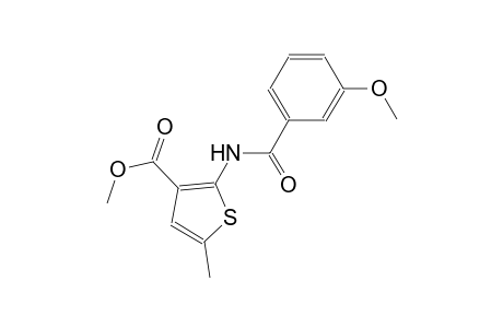methyl 2-[(3-methoxybenzoyl)amino]-5-methyl-3-thiophenecarboxylate