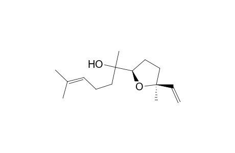 2-Furanmethanol, 5-ethenyltetrahydro-.alpha.,5-dimethyl-.alpha.-(4-methyl-3-pentenyl)- , [2S-[2.alpha.(S*),5.beta.]]-