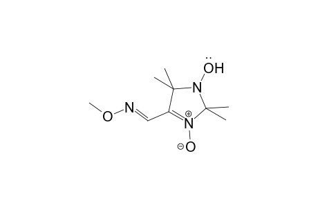 1-Hydroxy-2,2,5,5-tetramethyl-2,5-dihydro-1H-imidazole-4-carbaldehyde o-methyloxime 3-oxide