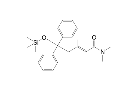(E)-5-[(Trimethylsilyl)oxy]-5,5-diphenyl-3,N,N-trimethyl-2-pentenamide