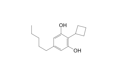 2-Cyclobutyl-5-pentylbenzene-1,3-diol