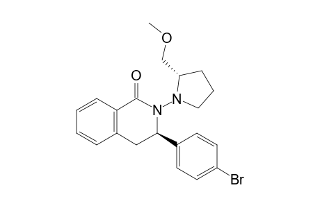 (3R)-3-(4-bromophenyl)-2-[(2S)-2-(methoxymethyl)-1-pyrrolidinyl]-3,4-dihydroisoquinolin-1-one