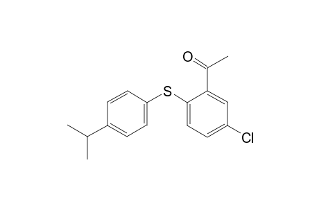 1-(5-Chloro-2-[(4-isopropylphenyl)sulfanyl]phenyl)ethanone