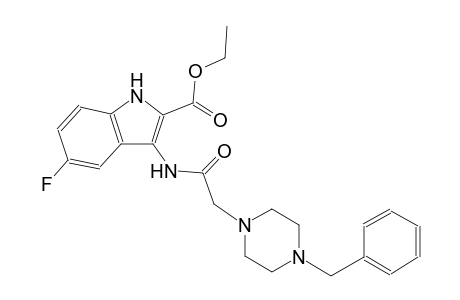 ethyl 3-{[(4-benzyl-1-piperazinyl)acetyl]amino}-5-fluoro-1H-indole-2-carboxylate