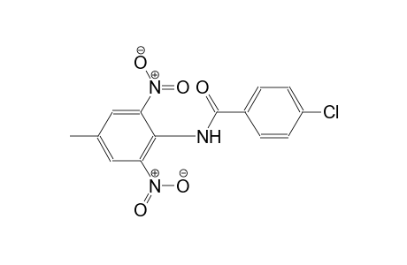 4-chloro-N-(4-methyl-2,6-dinitrophenyl)benzamide