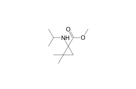 1-(isopropylamino)-2,2-dimethyl-cyclopropanecarboxylic acid methyl ester