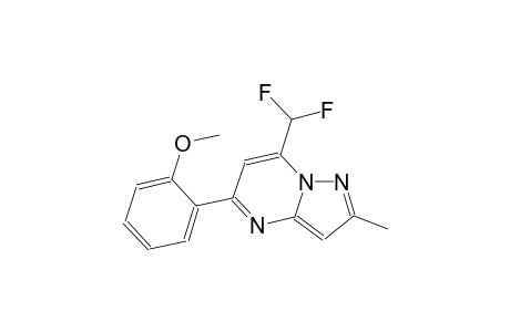 7-(difluoromethyl)-5-(2-methoxyphenyl)-2-methylpyrazolo[1,5-a]pyrimidine