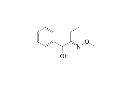(E)-1-Phenyl-1-hydroxybutane-2-one 2-(O-methyloxime)
