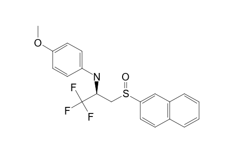 (-)-(2S,S(S))-3,3,3-TRIFLUORO-N-(PARA-METHOXYPHENYL)-2-AMINOPROPYL-1-(2-NAPHTHYL)-SULFOXIDE