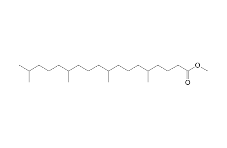 Octadecanoic acid, 5,9,13,17-tetramethyl-, methyl ester, [5R-(5R*,9R*,13R*)]-