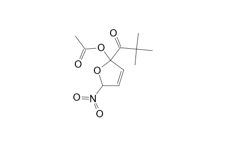 2-(2',2'-Dimethyl-1'-oxo-propyl)-5-nitro-2,5-dihydrofuran-2-yl-acetate