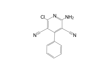 2-Amino-6-chloro-4-phenyl-3,5-pyridinedicarbonitrile