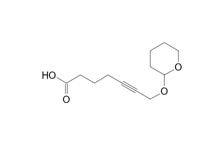 7-(2-oxanyloxy)-5-heptynoic acid