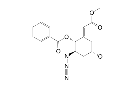 (2-S,3-R,5-R)-3-AZIDO-2-BENZOYLOXY-5-HYDROXY-1-(METHOXYCARBONYLMETHYLENE)-CYCLOHEXANE