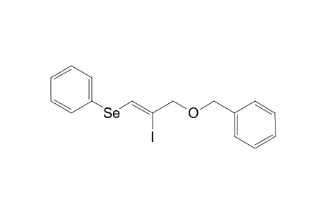 (Z)-3-Benzoxy-2-iodopropenyl phenyl selenide