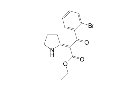 (Z)-Ethyl 3-(2-bromophenyl)-3-oxo-2-(pyrrolidin-2-ylidene)propionate