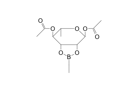 (4-acetoxy-2-ethyl-6-methyl-4,6,7,7a-tetrahydro-3aH-[1,3,2]dioxaborolo[4,5-c]pyran-7-yl) acetate