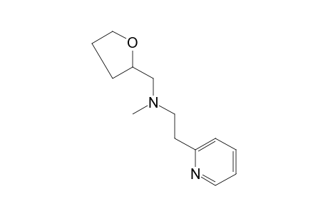 N-methyl-N-[2-(2-pyridyl)ethyl]tetrahydrofurfurylamine