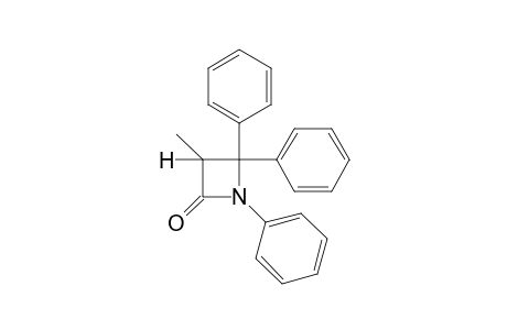 3-methyl-1,4,4-triphenyl-2-azetidinone
