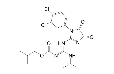N-[1-(3,4-Dichlorophenyl)-4,5-dioxoimidazolidene-2-yl]-N-isopropyl-N-(isobutyloxycarbonyl)-guanidine