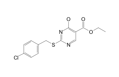 Ethyl 2-[p-chlorobenzylthio]-4-hydroxy-5-pyrimidinecarboxylate