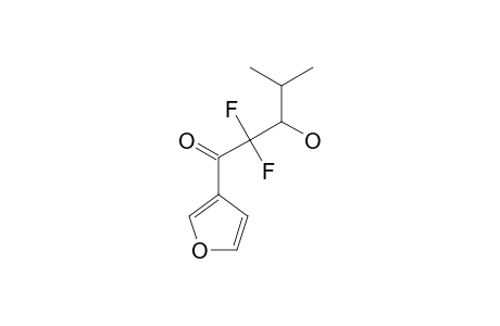 2,2-DIFLUORO-1-(3-FURYL)-3-HYDROXY-4-METHYLPENTAN-1-ONE