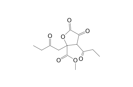 4-Ethylcarbonyl-5-(ethylcarbonylmethyl)-5-(methoxycarbonyl)tetrahydrofuran-2,3-dione
