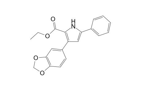 Ethyl 3-(3,4-methylenedioxyphenyl)-5-phenyl-1H-pyrrole-2-carboxylate