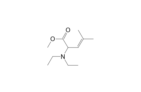 3-Pentenoic acid, 2-(diethylamino)-4-methyl-, methyl ester