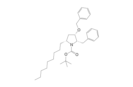 (2S,3S,5R)-N-[(tert-butoxycarbonyl)]-2-benzyl-3-benzyloxy-5-nonyl-pyrrolidine