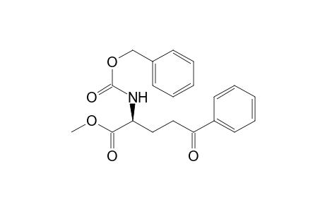 Methyl (2S)-2-{[(benzyloxy)carbonyl]amino}-5-oxo-5-phenylpentanoate