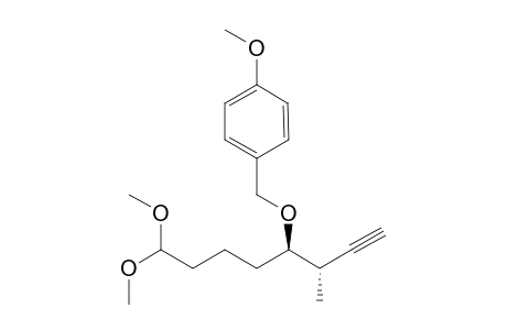 1-((((3S,4R)-8,8-Dimethoxy-3-methyloct-1-yn-4-yl)oxy)methyl)-4-methoxybenzene