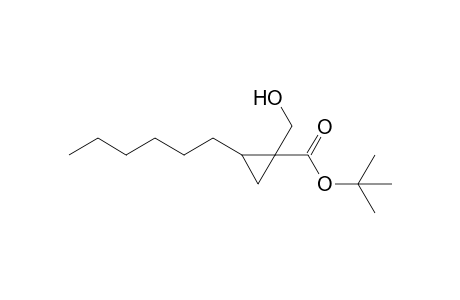 (+-)-(Z)-tert-Butyl 1-(hydroxymethyl)-2-(1'-hexyl)cyclopropane-1-carboxylate